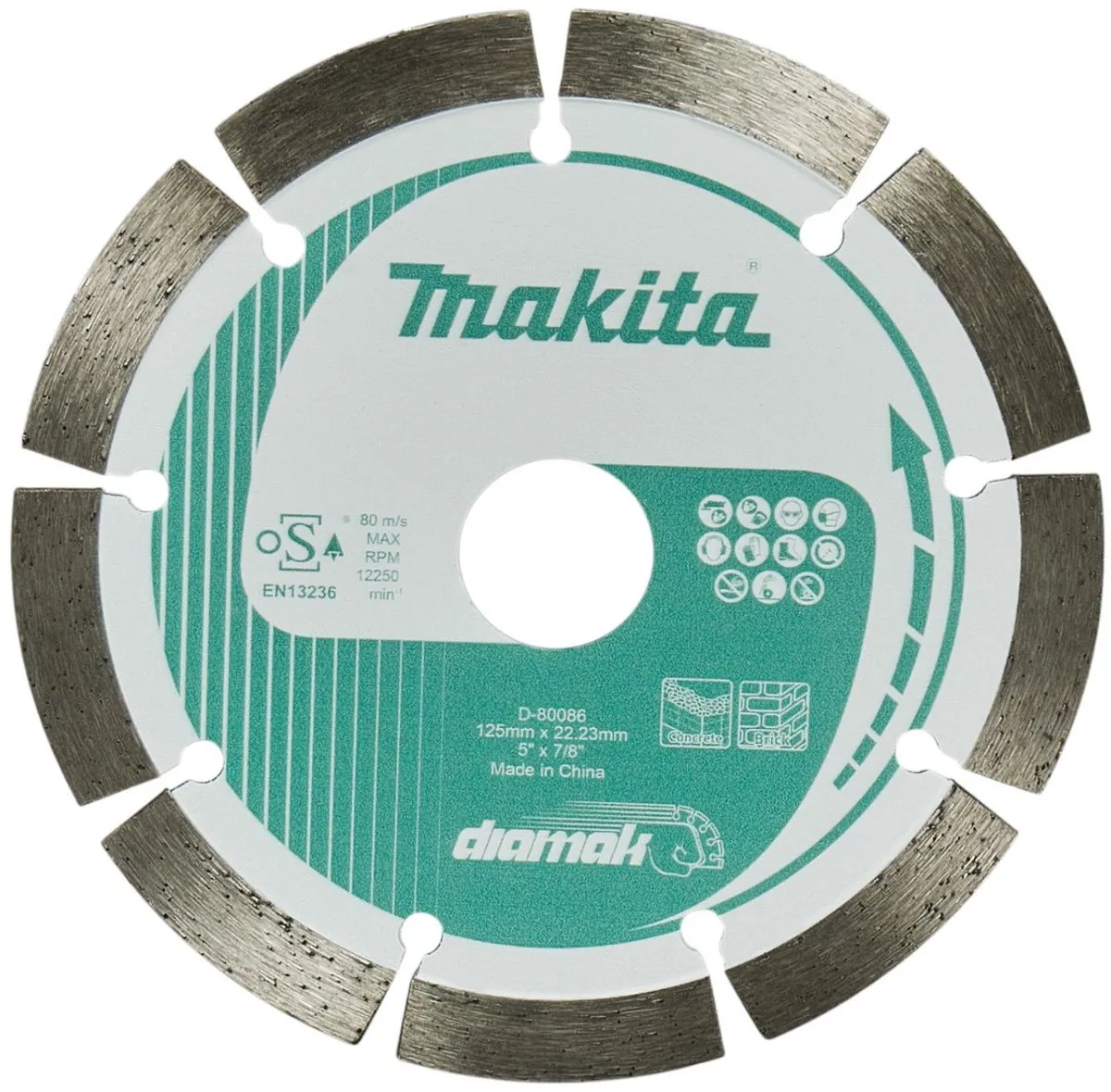 Makita D-80086 Diamantschijf 125mm - Beton