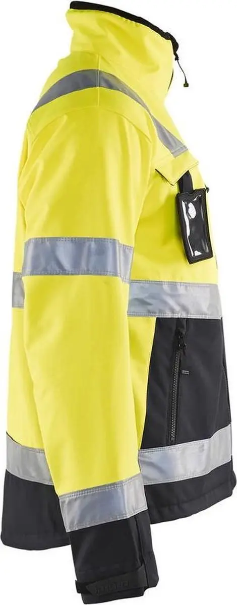 Blåkläder 49002517 Softshell Jas - High Vis Geel/Zwart