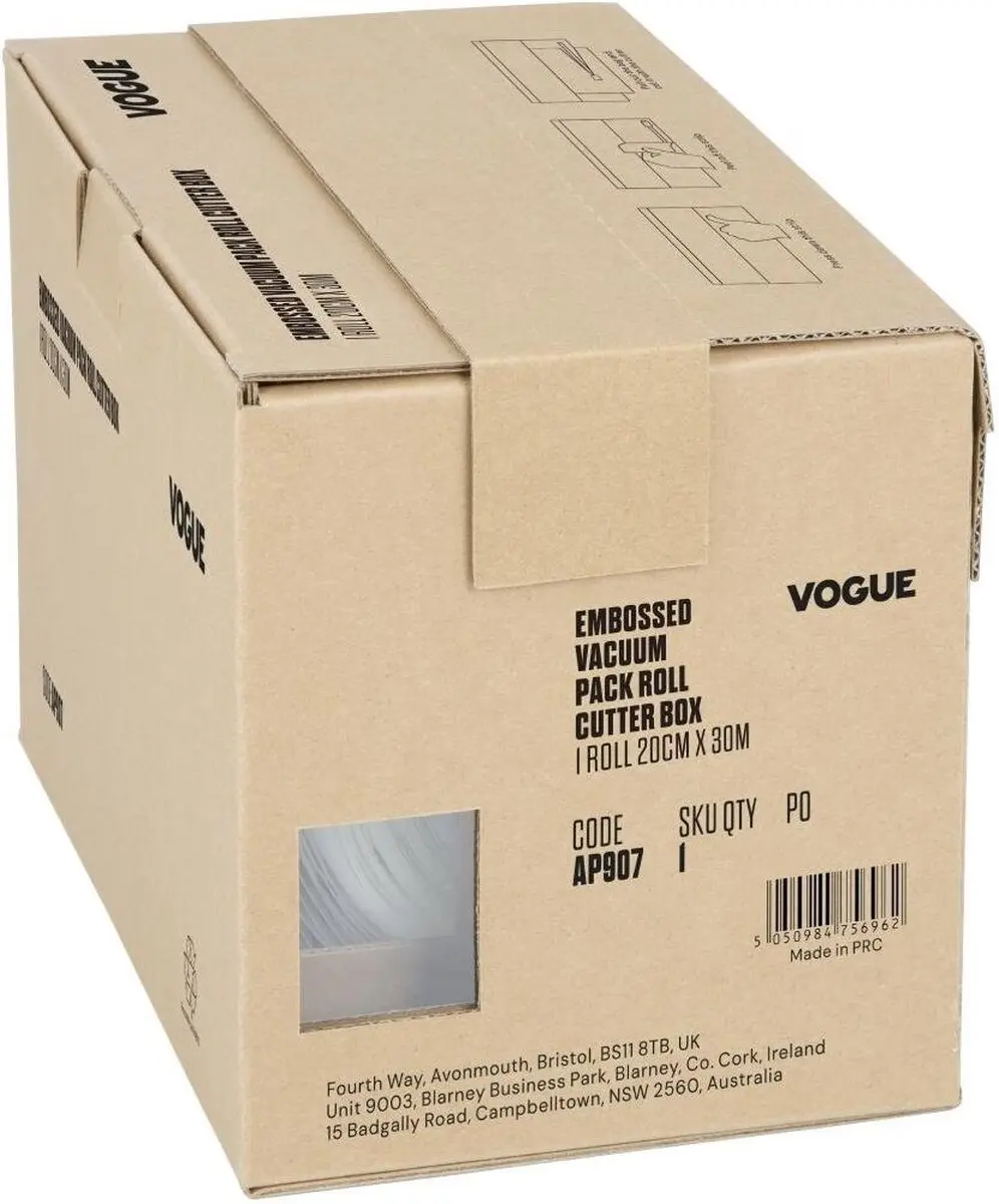 Vogue Vacuümverpakkingsrol AP907 200mm - met Snijbox