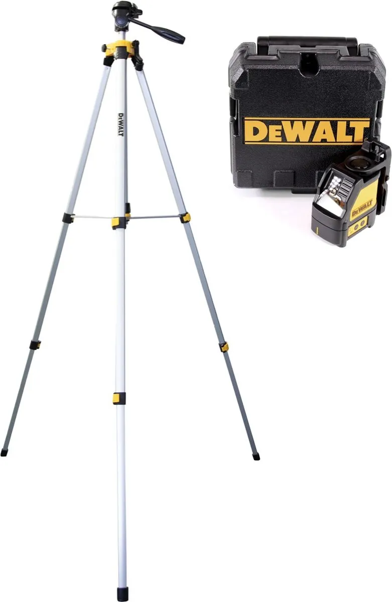 DeWalt DW088KTRI Zelfnivellerende Kruislijnlaser - Rood - 5m