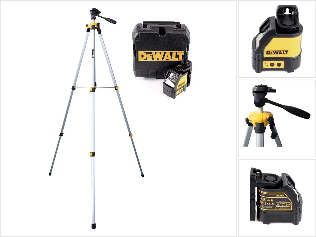 DeWalt DW088KTRI Zelfnivellerende Kruislijnlaser - Rood - 5m