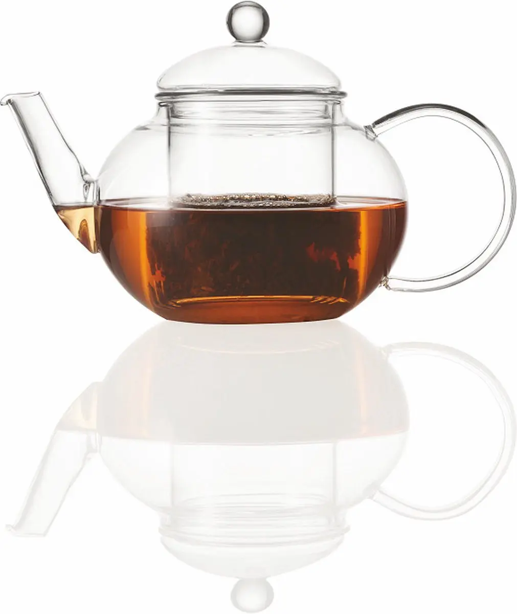 Montana Glazen Theepot Yogi 1L - Transparant