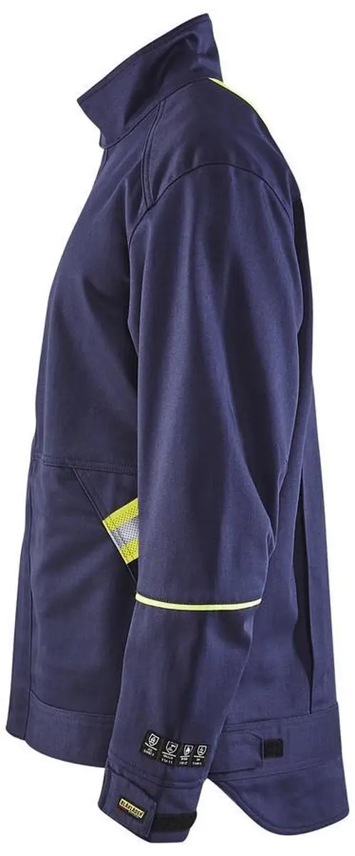 Blåkläder 4801-1501 Lasjack - 4XL Marineblauw/Geel
