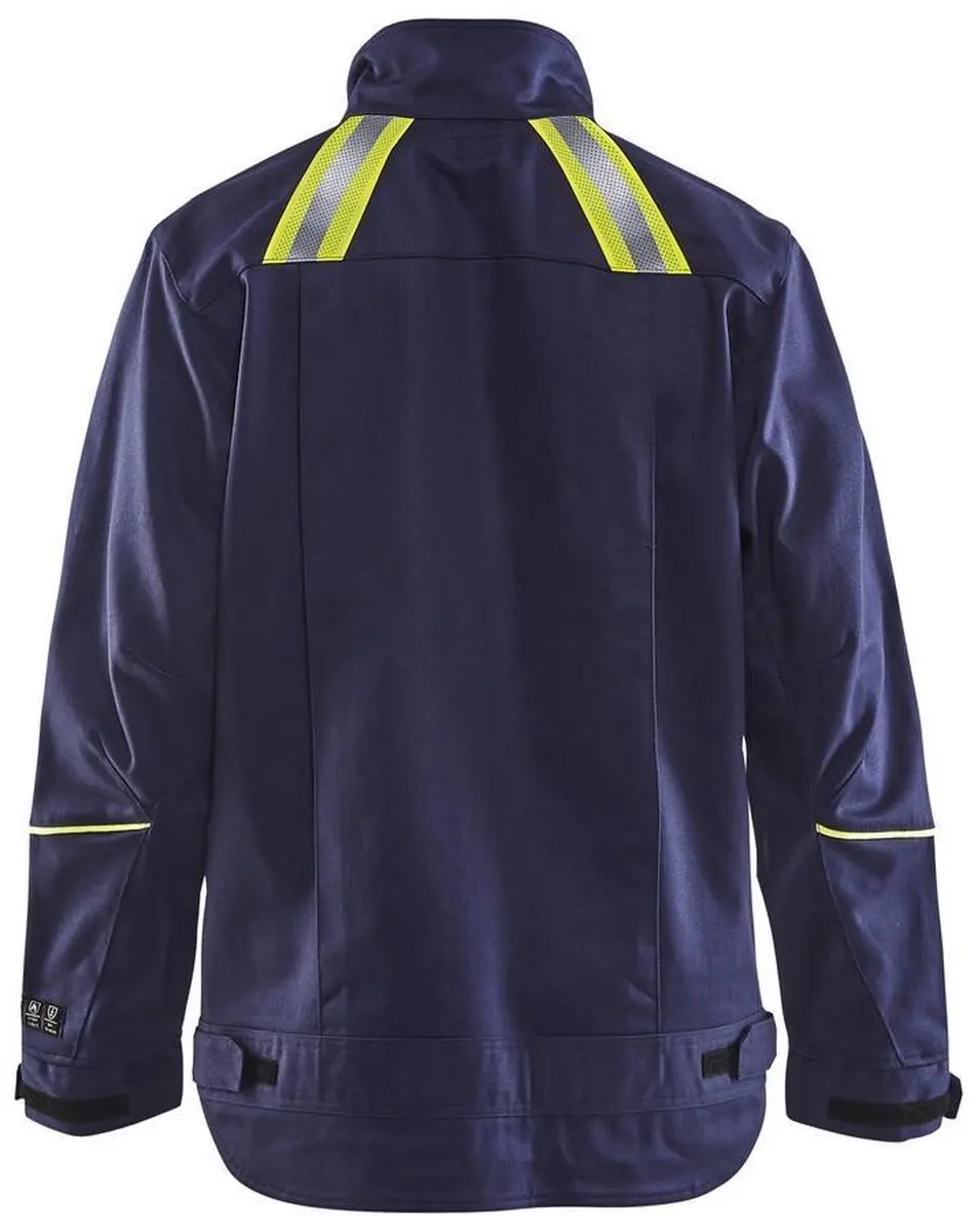 Blåkläder 4801-1501 Lasjack - 4XL Marineblauw/Geel