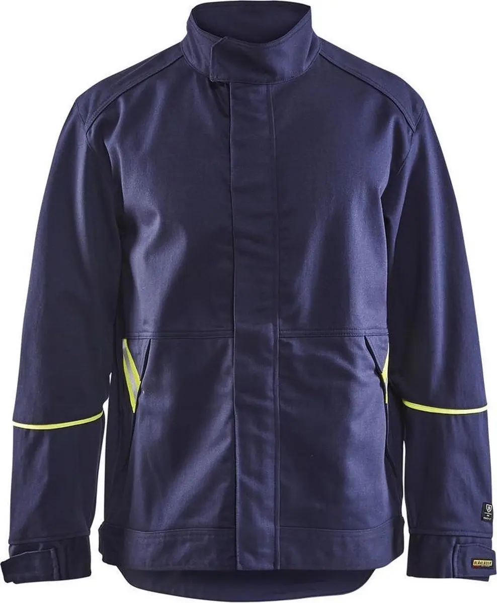 Blåkläder 4801-1501 Lasjack - 4XL Marineblauw/Geel