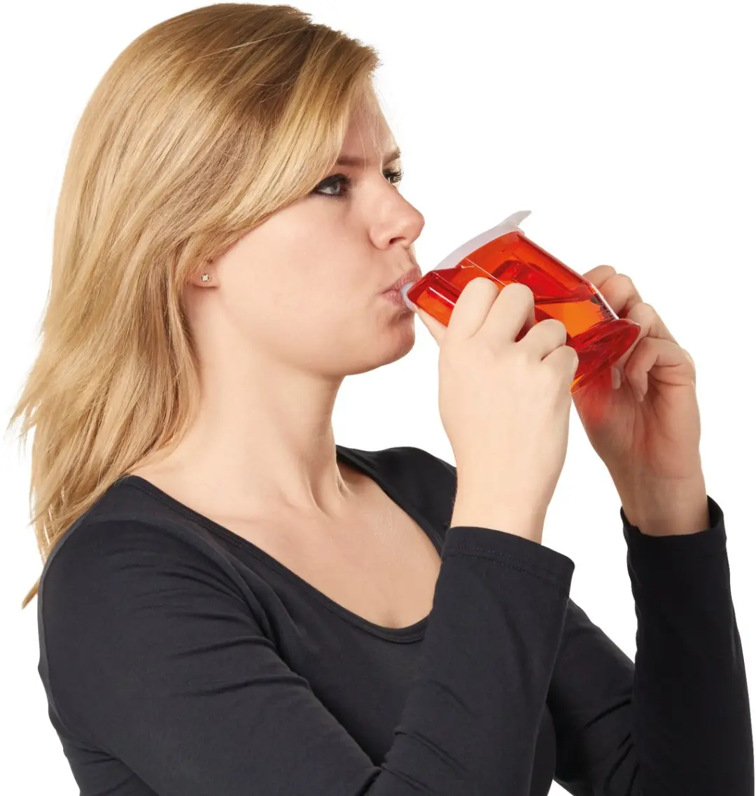 Vitility HandyCup Beker - Rood 237ml - afbeelding 6 van 6