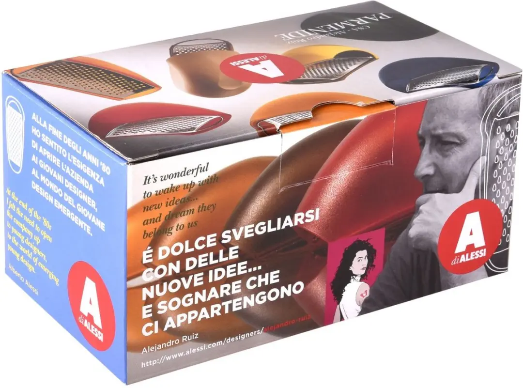 Alessi Parmenide Rasp AARU01 B - Zwart