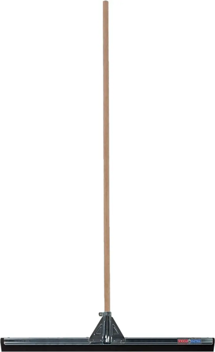 Talen Tools Vloertrekker 75cm - Houten steel 140cm - Zwart