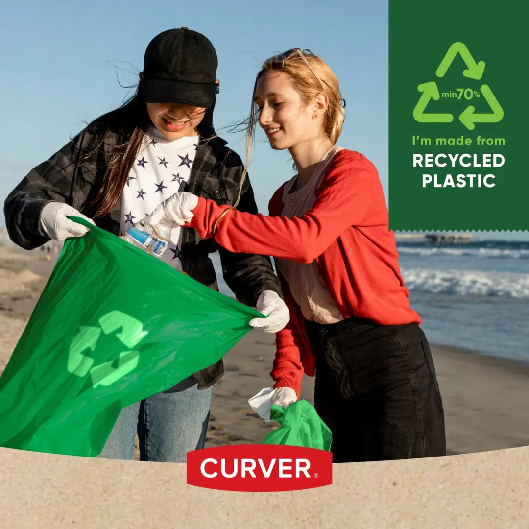 Keter Curver Flip Bin Afvalbak 9L - Zilver/Oranje