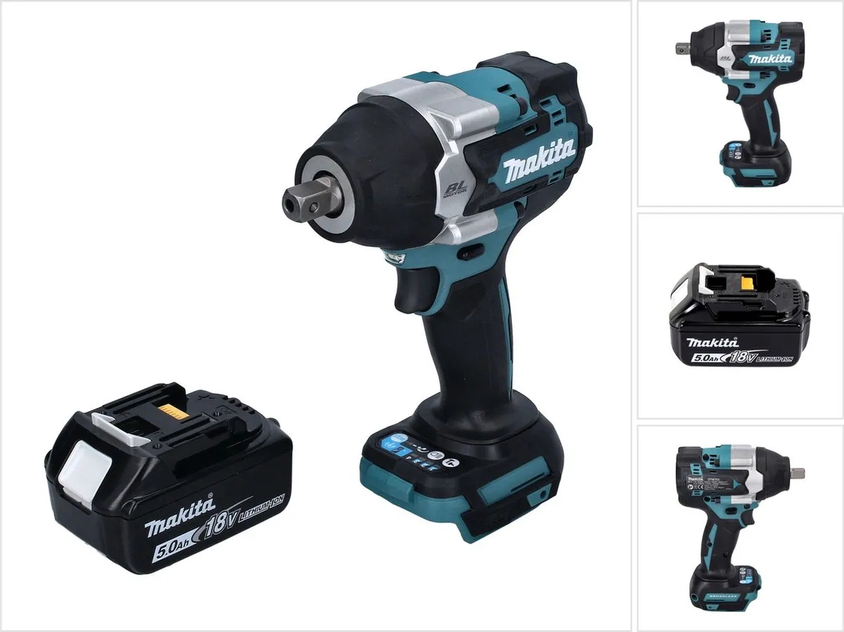 Makita DTW701T1 Slagmoersleutel 18V 700Nm