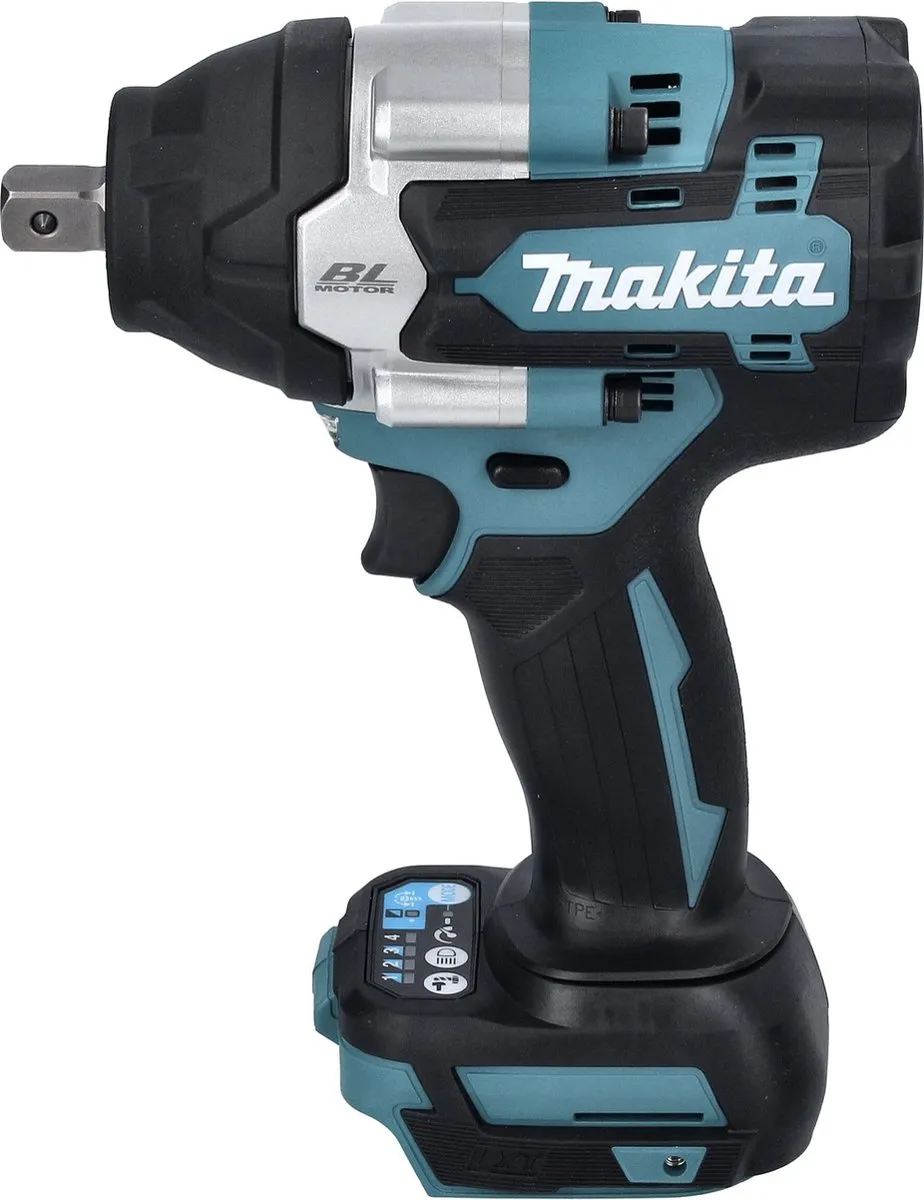Makita DTW701T1 Slagmoersleutel 18V 700Nm - 1/2" XPT Borstelloos - 5.0Ah - afbeelding 5 van 5