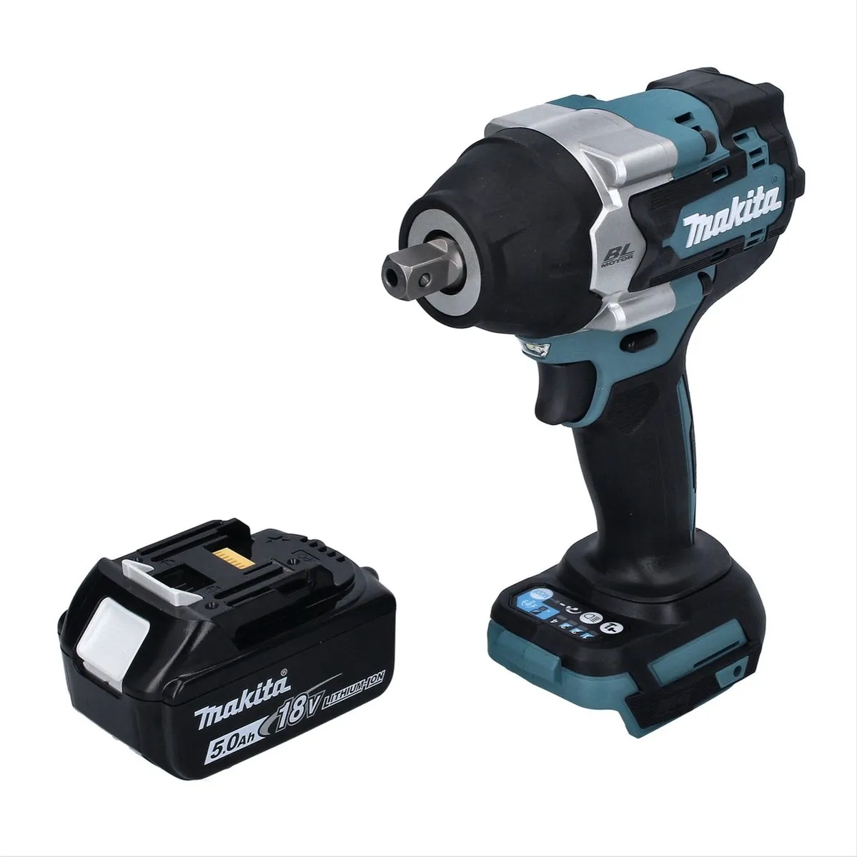 Makita DTW701T1 Slagmoersleutel 18V 700Nm - 1/2" XPT Borstelloos - 5.0Ah - afbeelding 4 van 5