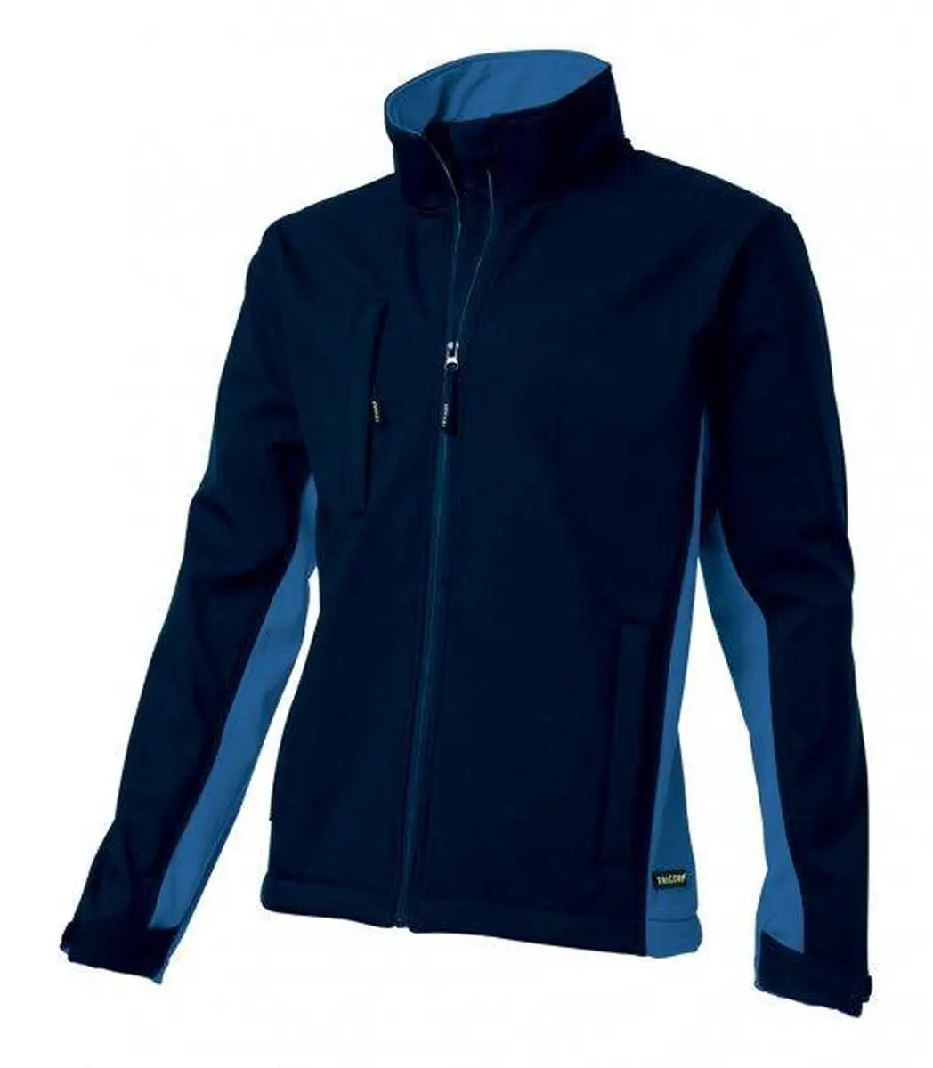 Tricorp Soft Shell Jack Bi-Color 7XL - Navy/Rood