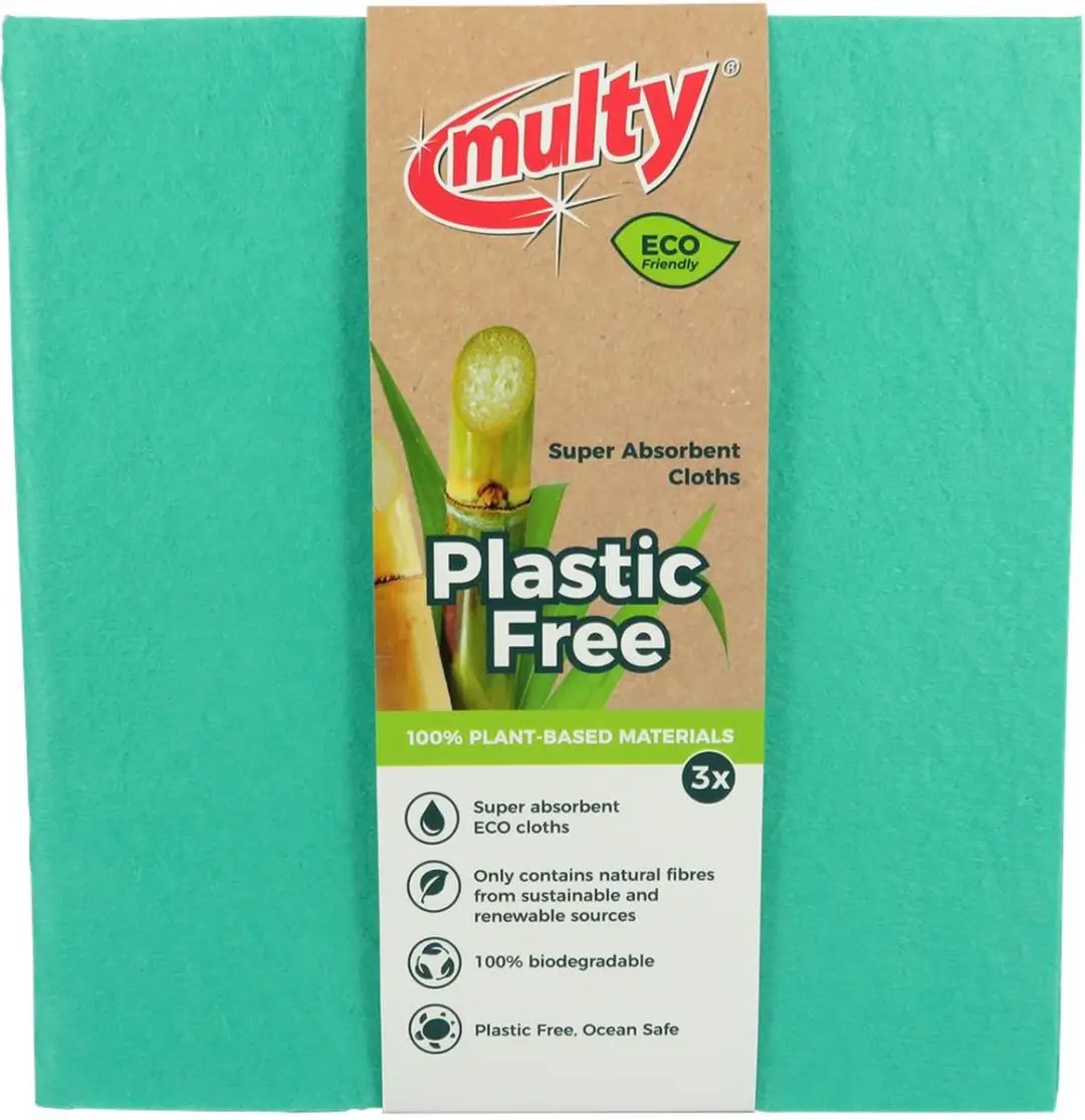 Multy Viscose Doeken ECO - 3 Stuks Groen