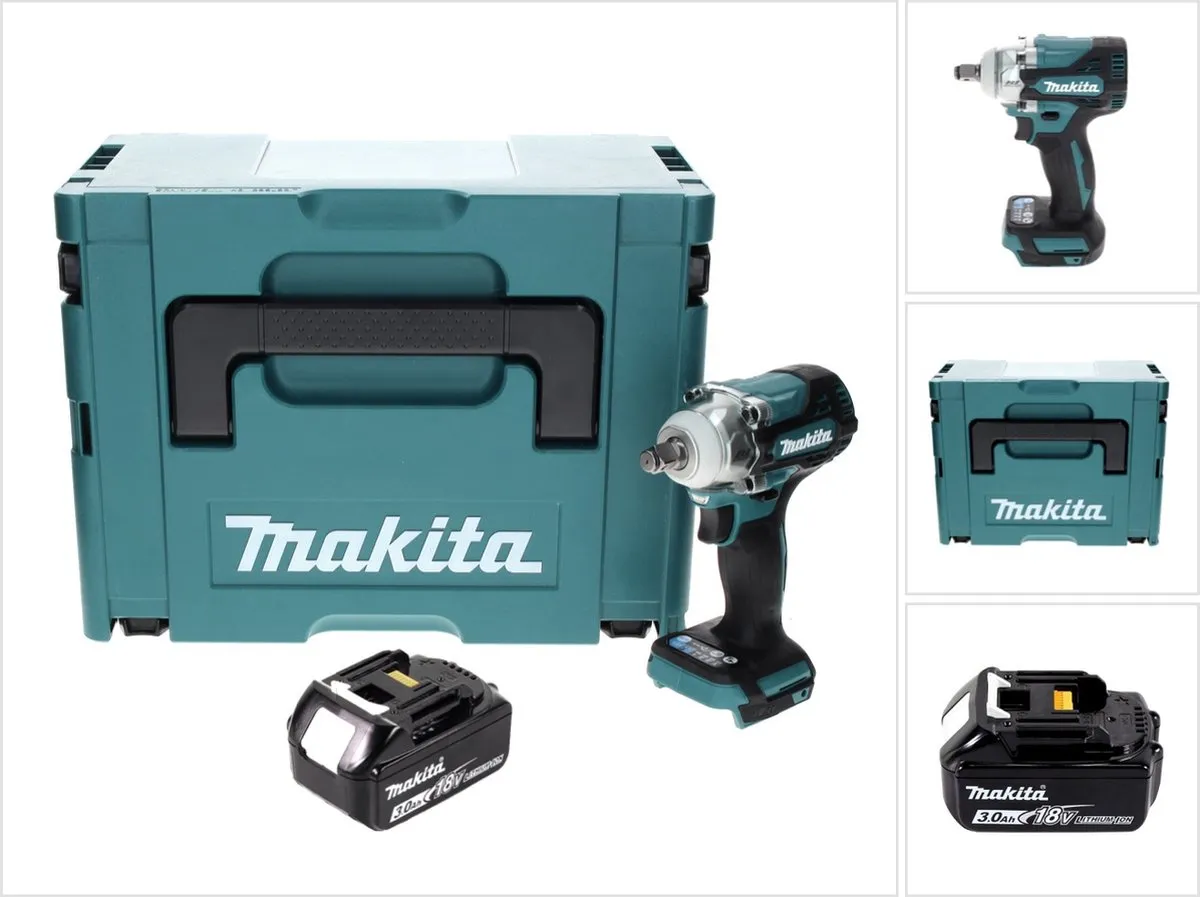 Makita DTW 300 F1J Slagmoersleutel 18V 330Nm