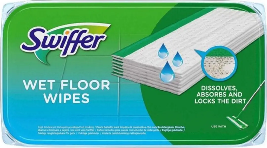 Swiffer Mop Head Refill Damp - 12 Stuks