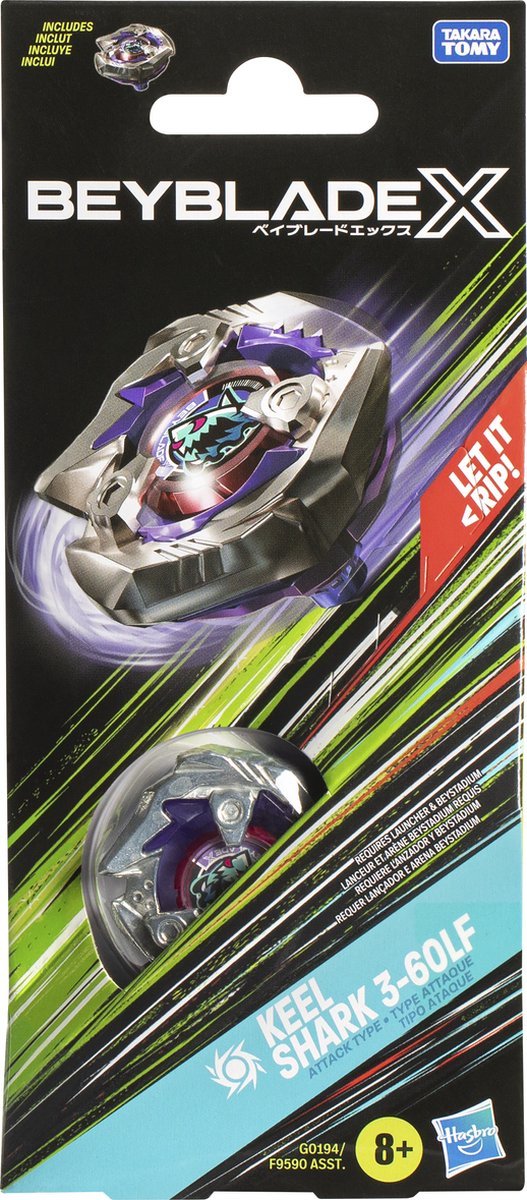 Hasbro Beyblade X Keel Shark - BBX Keel Shark