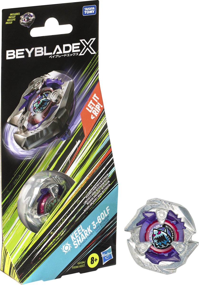 Hasbro Beyblade X Keel Shark - BBX Keel Shark