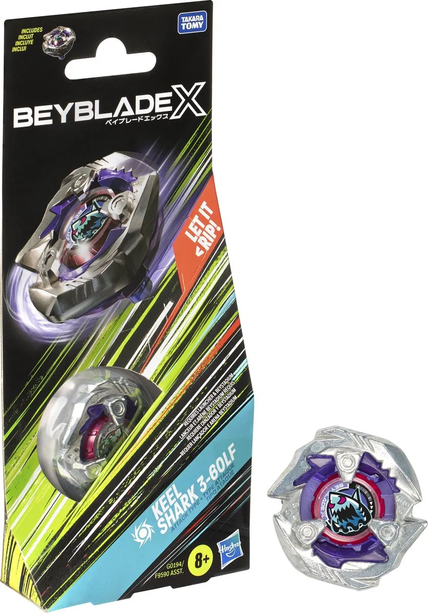 Hasbro Beyblade X Keel Shark