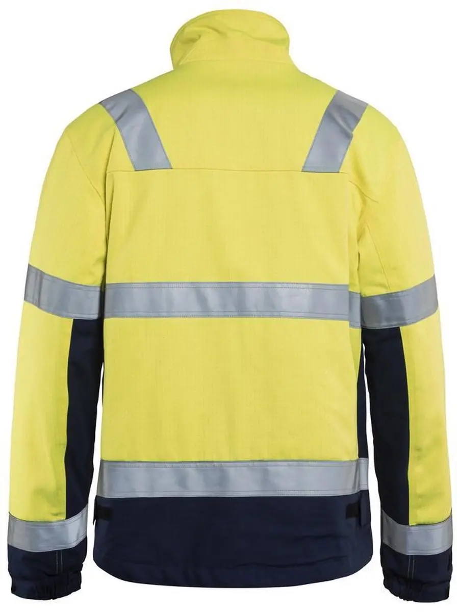 Blåkläder 4069-1514 Multinorm Winterjas - 4XL - Geel/Marineblauw