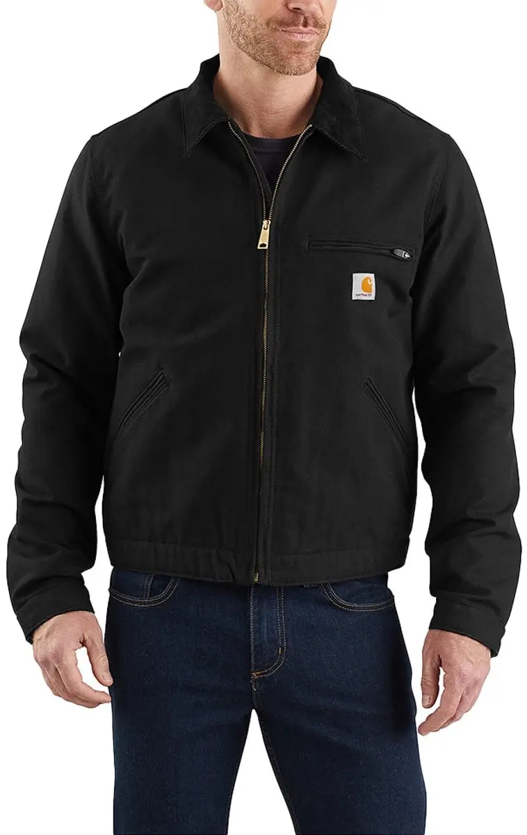 Carhartt Duck Detroit Jacket XXL - Black - afbeelding 6 van 6