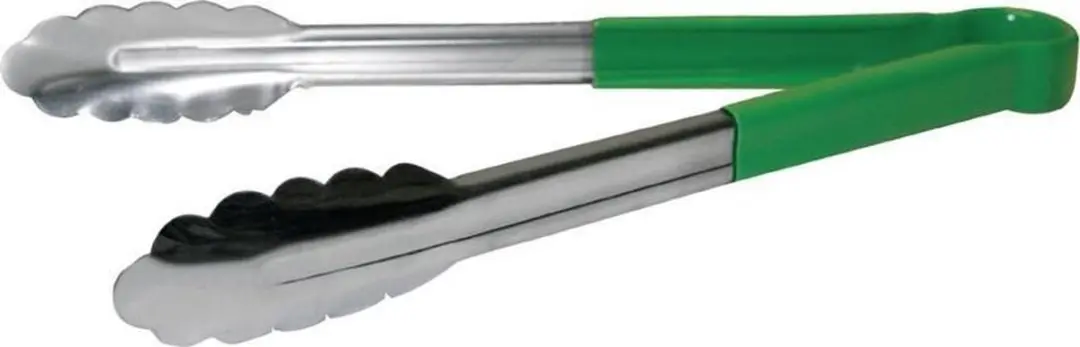 Vogue Hygiplas Serveertang Groen RVS 30cm