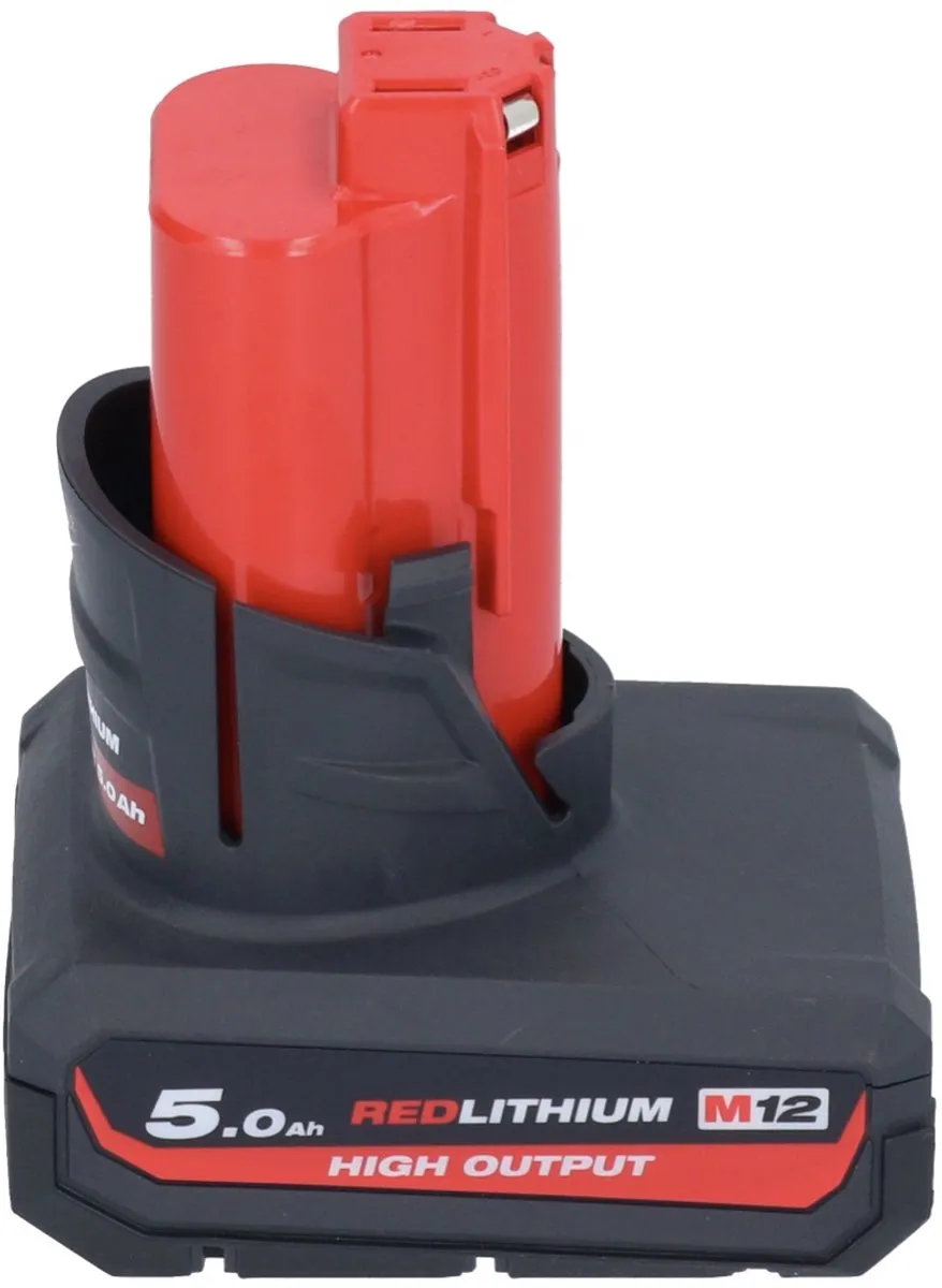 Milwaukee M12 HNRG-503 Startset - 3x HB5 5.0Ah Accu + C12C Lader - afbeelding 4 van 5