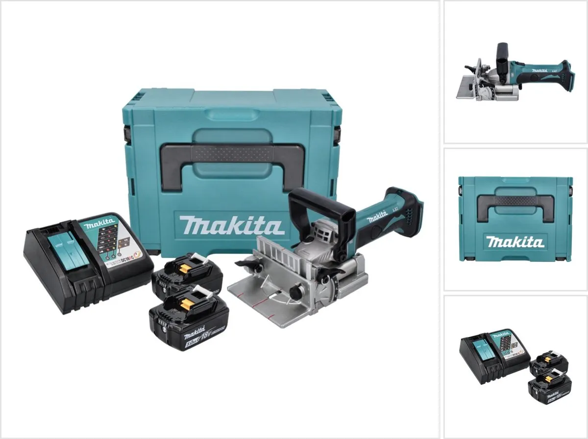 Makita DPJ180RTJ Lamellenfrees - 2x 5.0Ah - afbeelding 6 van 6