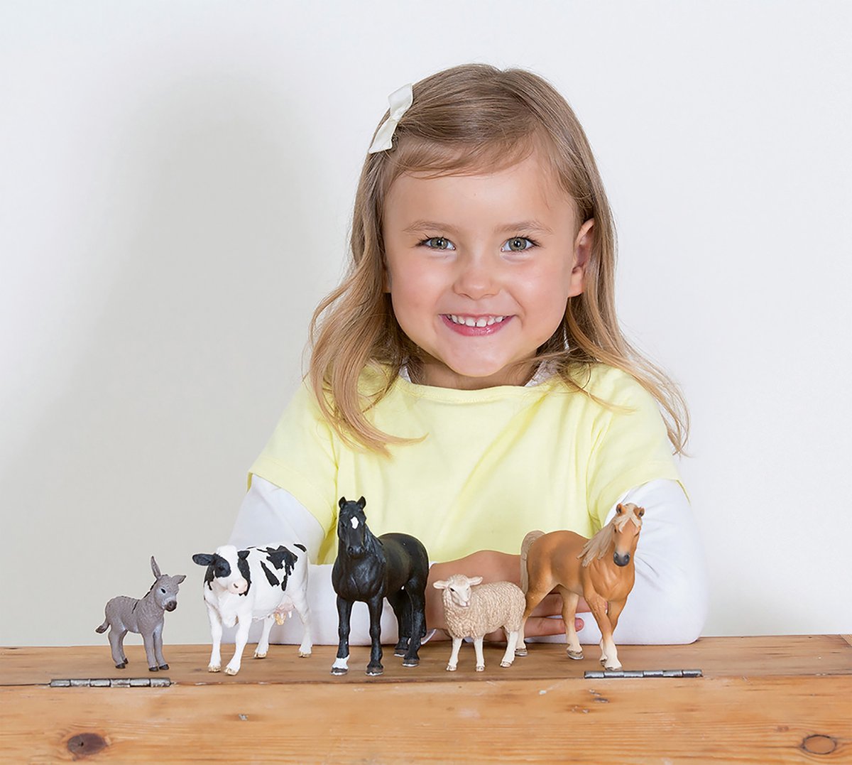 Schleich Farm World - Ezel, figuur voor kinderen vanaf 3 jaar