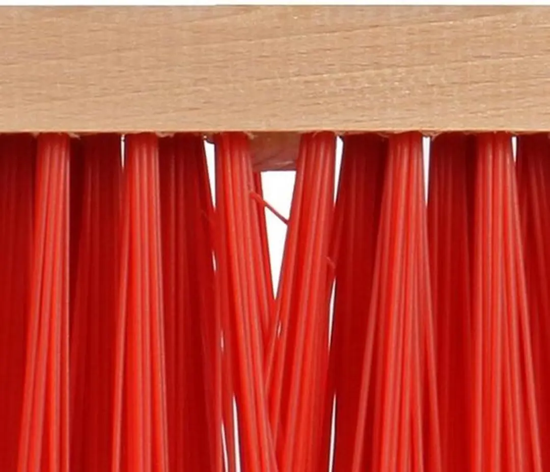 Talen Tools Bezem Kunststof Rood 28cm