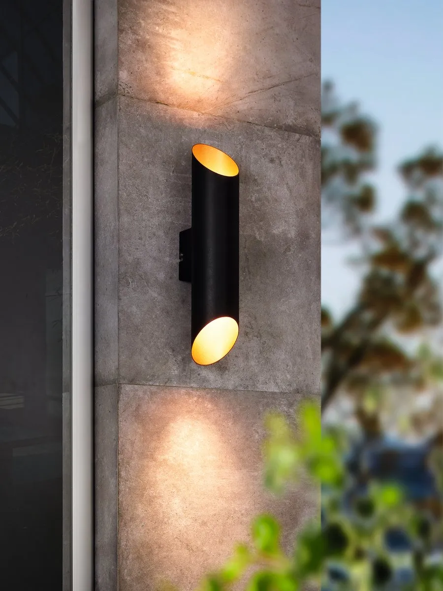 Eglo Agolada LED Wandlamp 2 Lichtpunten - Zwart/Koper