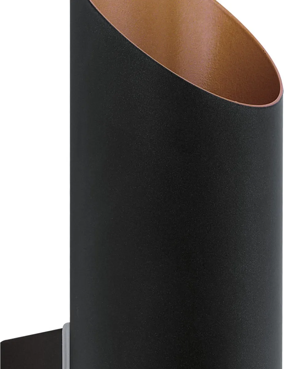 Eglo Agolada LED Wandlamp 2 Lichtpunten - Zwart/Koper
