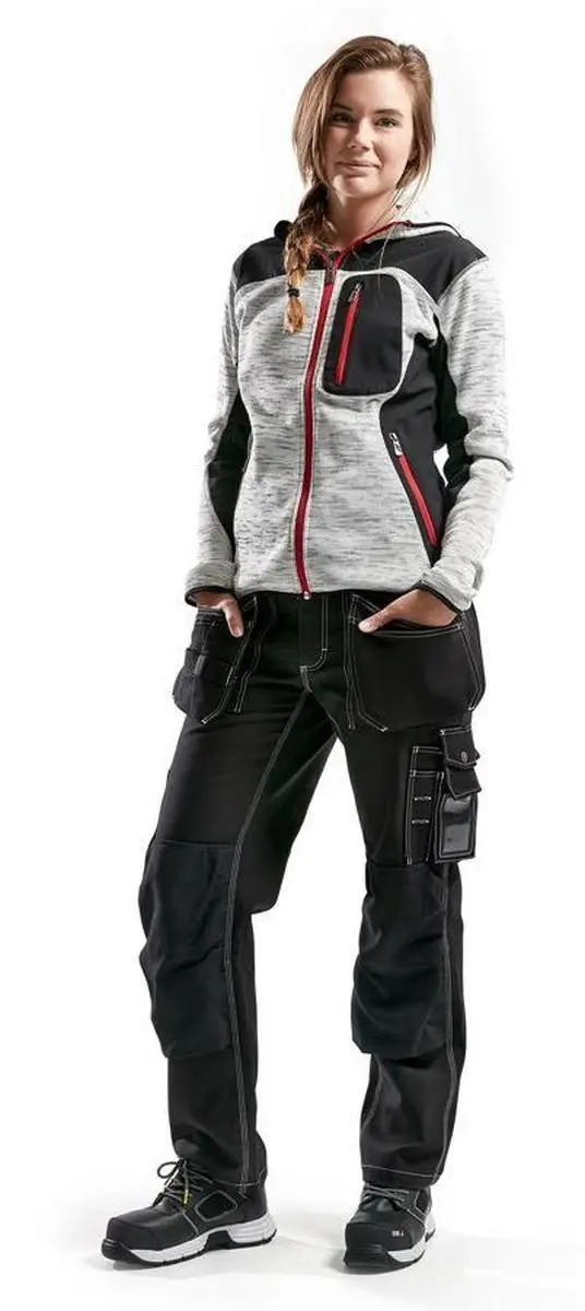 Blåkläder 4931 Dames Softshell Vest - Grijs/Zwart - M - afbeelding 6 van 6
