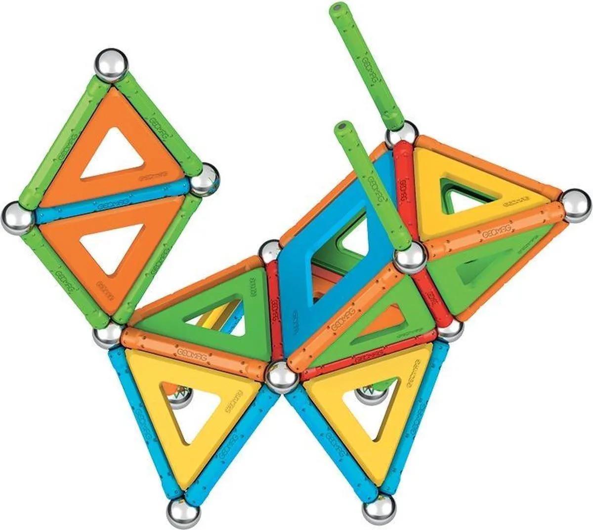 Geomag Super Color Constructiesysteem 78 Stuks - Multikleur
