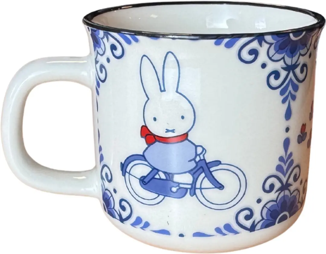 Nijntje Delfts Blauw Cadeauset - Mok, Koekblik & Onderzetters - 10 Stroopwafels