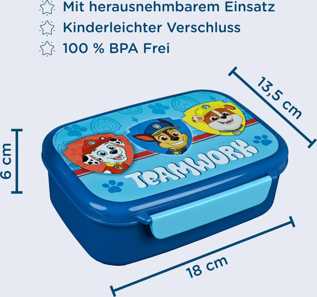 PAW Patrol Undercover Broodtrommel & Drinkfles Multikleuren