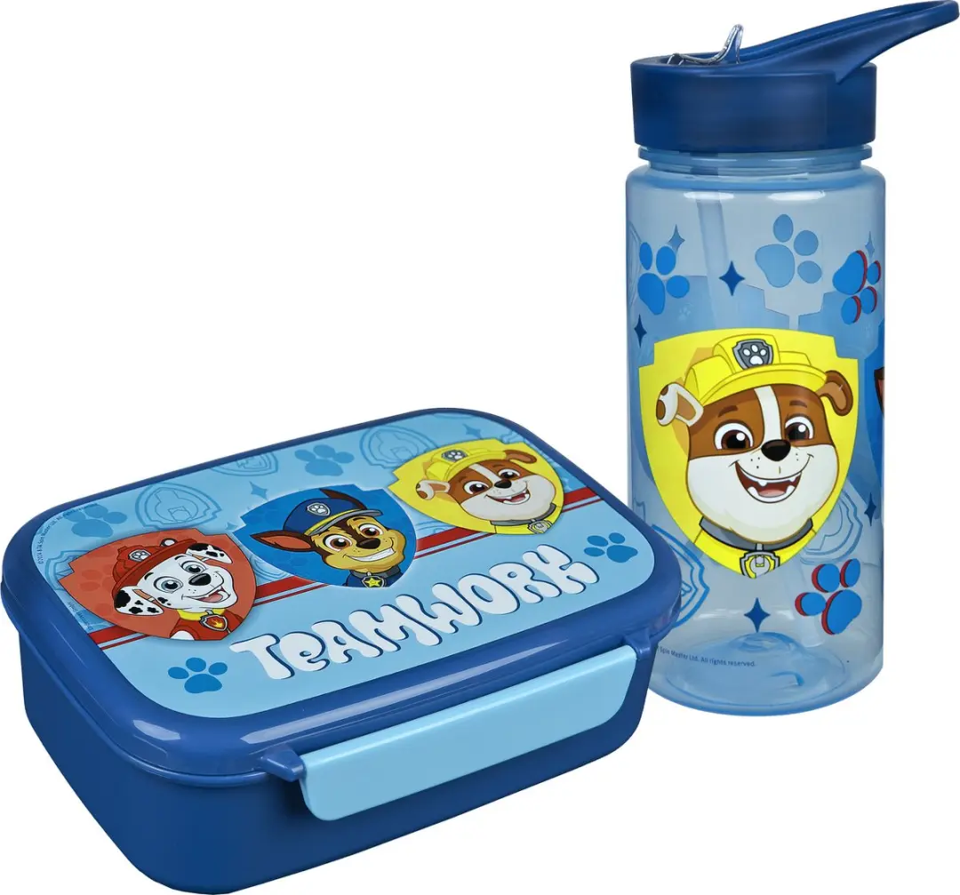 PAW Patrol Undercover Broodtrommel & Drinkfles Multikleuren