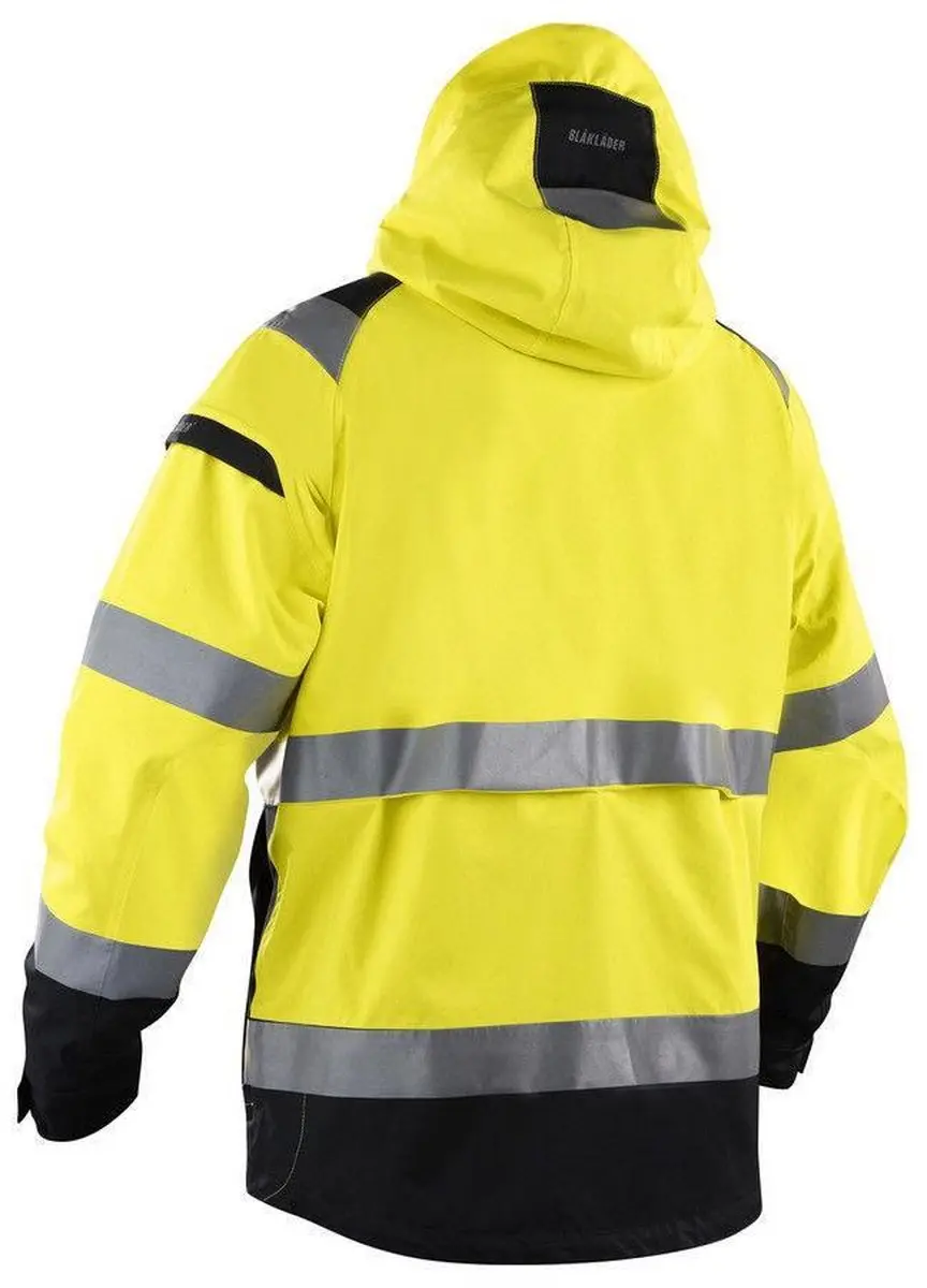 Blåkläder 4987-1987 Shell Jack High Vis Geel/Zwart - Maat S