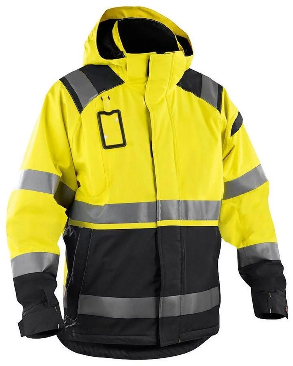 Blåkläder 4987-1987 Shell Jack High Vis Geel/Zwart - Maat S