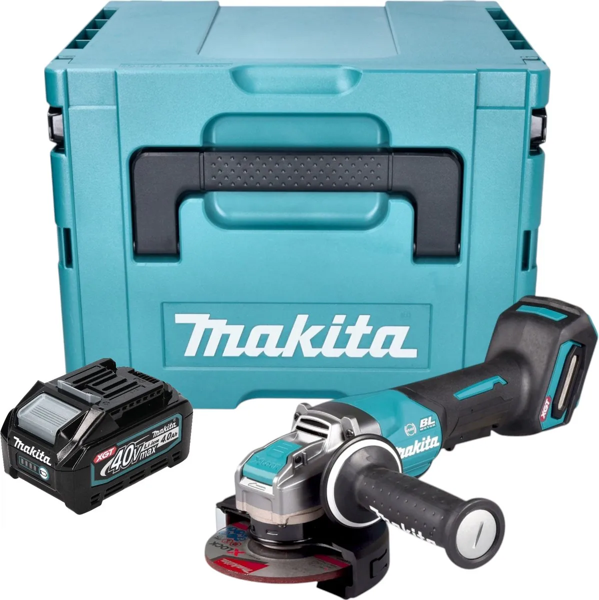 Makita GA047GM101 Accuslijper 40V X-LOCK Brushless 125mm