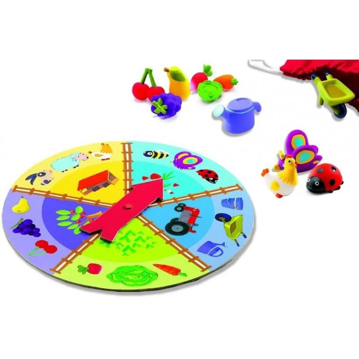 Djeco Tactilo Lotto Boerderij DJ08135 - 4 Spelers
