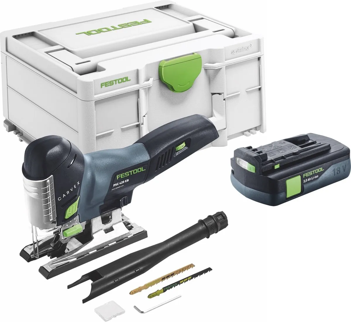 Festool CARVEX PSC 420-Basic Accu-Pendelzaag 18V - 1x 3,0Ah Accu
