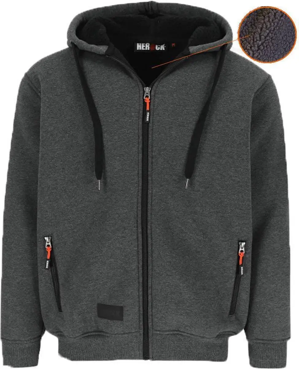 Herock Otis Warme Sweater 600 g/m² - Zwart S