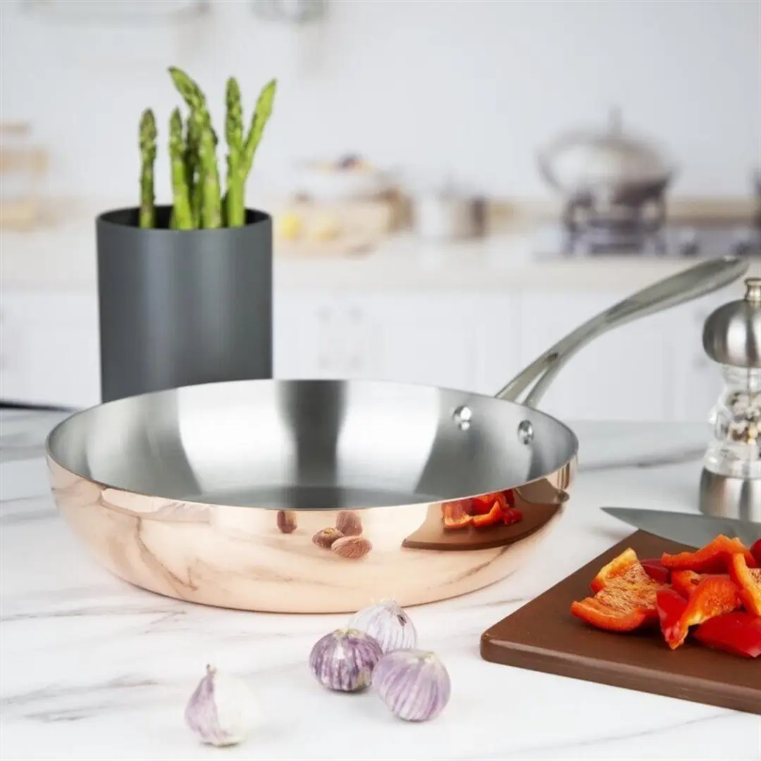 Vogue Tri-Wall Koperen Inductiekoekenpan 28cm