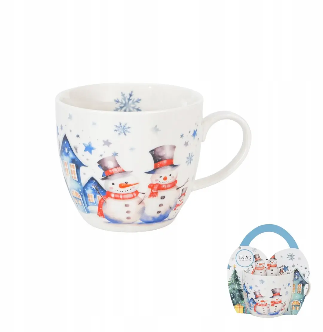 Duo Mok 460ml Crème-wit - Kerstcollectie