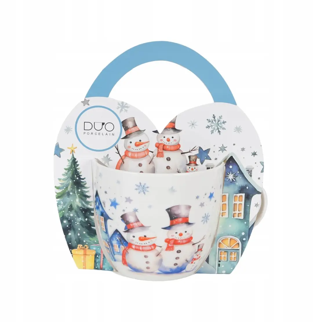 Duo Mok 460ml Crème-wit - Kerstcollectie