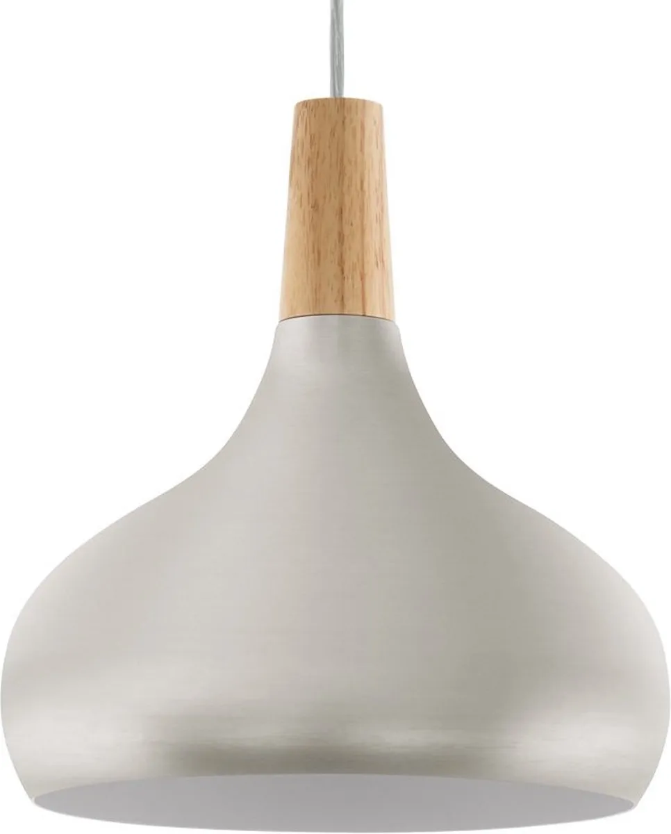 Eglo Sabinar Hanglamp E27 - Ø28cm - Zilver