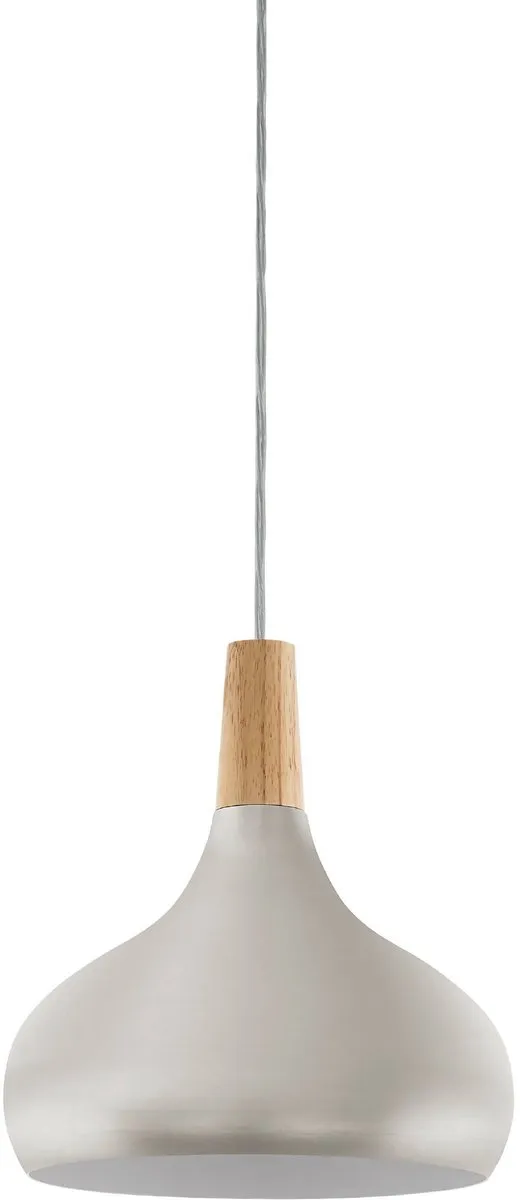 Eglo Sabinar Hanglamp E27 - Ø28cm - Zilver