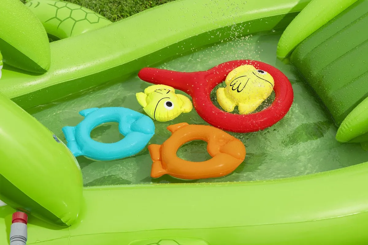 Bestway Later Gator 53169 Opblaas Speelcentrum - 163cm Groen/Multicolor - afbeelding 3 van 6