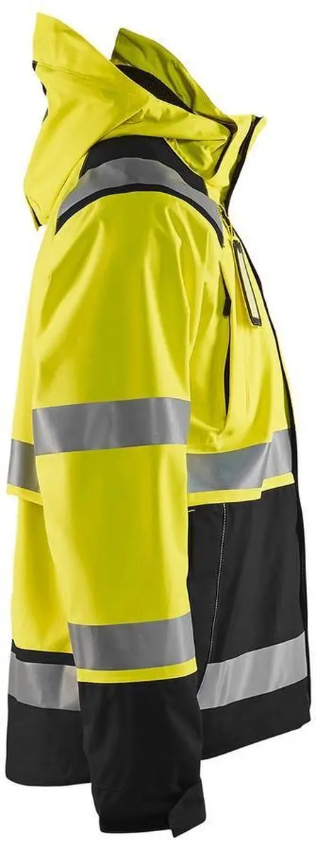 Blåkläder 4987-1987 Shell Jack High Vis Geel/Zwart - Maat L
